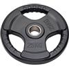 Diamond Accessori Disco Olimpico Gommato Tri-Grip 25 kg foro - 50 mm- COD. DGGD25 Linea Diamond Fitness