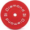 Diamond Accessori Disco Bumper Technique 2,5 cm foro 50 mm cod.DTECH2,5 Linea Diamond Fitness