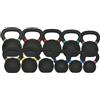 Diamond Accessori Kettlebell Pro 18 kg - black con finitura opaca - impugnatura antiscivolo cod. KB18D Linea Diamond Fitness