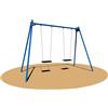 Play Ground ALTALENA CELESTE 1 POSTO (sedile piano)