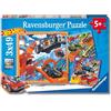 Ravensburger - Puzzle Bambini 5 Anni 3x49 Pezzi, Hot Wheels - Puzzle 5 Anni, Collezione Hot Wheels, Include 3 Puzzle 49 Pezzi, Giochi Educativi, Idee Regalo