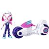 Hasbro Spidey e i Suoi Fantastici Amici Motociclo con Personaggio Ghost Spider f7461