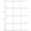 Leuchtturm 309197 Manicotti per Monete Optima K50-12 Scomparti cristallini per Monete e Portamonete Fino al Formato 50x50 mm - Confezione da 5