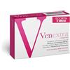 Venextra - Integratore Microcircolo per Vene Varicose - Gambe e Caviglie Pesanti - con Diosmina e Bromelina - Circolazione e Capillari Rotti - Senza Glutine e Lattosio - 60 compresse