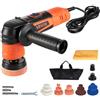 VEVOR Lucidatrice per Auto 600 W, Lucidatrice Rotativa per Auto con 6 Velocità Variabili da 1000 a 4500 Giri/Min, Dischi da 30/50/76 mm, Kit per Ceratura, Lucidatura e Rimozione Graffi, Multifunzione