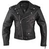American-pro Giacca Custom In Pelle Pieno Fiore A-Pro Modello Classic Ner