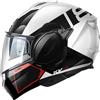 Kappa Casco Moto Modulare P/J Kappa KV55F YORK Bianco Nero Rosso