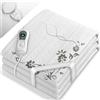 sinnlein coperta riscaldata 150 x 80 cm - Con motivo coperta riscaldata elettrica spegnimento automatico coperta riscaldata letto riscaldato XXL
