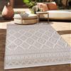 Paco Home Tappeto per esterni a trama piatta moderno boho etno resistente alle intemperie misura 150 cm quadrati
