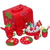 Set Da Tè in Legno Fai Finta di Giocare a Un Giocattolo Da Cucina per Bambini