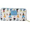 Loungefly Disney Mickey Mouse Friends Avanti e Indietro Mini Zaino Portafoglio, Blu