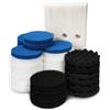 LTWHOME - Filtri in schiuma, filtri sottili, filtro in carbonio, filtri bio-schiuma e tamponi di lucidatura, set adatto per Fluval FX4/FX5/FX6 (confezione da 42)