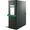 SEI ROTA Scatola archivio Big Next 200 nero/verde 25x35cm dorso 20cm