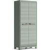 Armadio 4 Ripiani Regolabili Realizzato in Resina Planet Outdoor 80X44X182H Cm;