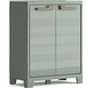Does not apply Armadio 2 Ripiani Regolabili Realizzato in Resina Planet Outdoor Basso, Verde, 8