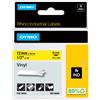 DYMO NASTRO VINILE 12mm x 5.5mt nero su giallo 18432 RHINO S0718450