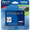 BROTHER NASTRO LAMINATO BROTHER TZE-315 6MMx8MT BIANCO/NERO TZE315