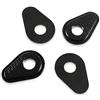 YIEBA 4 pezzi Adattatori indicatori di direzione Distanziali Indicatori luminosi Anteriore o posteriore Accessori moto Per MT 09 FZ 09 MT-09 FZ-09 MT09 FZ09 MT07 2017 2018 2019 2020(Nero)