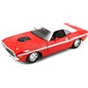 Maisto 31263 - Modellino Auto Dodge Challenger R/T Coupe' 1970 Rosso/Bianco Scala 1:24