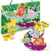 Ravensburger Play+ - Sensory Jungle Magnetic Wooden Puzzle - Gioco magnetico per bambini a partire da 1 anno - Fine Motor Skills - 34017