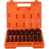 DAYUAN Set di chiavi a bussola profonde da 1/2, metriche da 10-32 mm, dado H78, per meccanici e garage auto, 16 pezzi