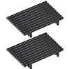 MARGUERASW - 20 pezzi Maniglie per mobili nere, maniglie per cucina, armadio, cassetto, interasse 192 mm