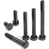 ANSIEDIO Viti a Testa Esagonale in Acciaio Carbonio, Bullone Esagonale Viti Esagonali Viti a Testa Esagonale (filettatura parziale) M12×80mm,3 pcs