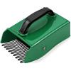 GUGULUZA Raccoglitore Bacche Attrezzo per Frutti Piccoli,Raccoglitore Mirtilli, Berry Picker 24 x 14 cm (Nero-Verde)