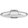 WMF Fusiontec Mineral Pro, coperchio in vetro con manico in acciaio inox, coperchio di alta qualità, adatto al forno fino a 180°C, lavabile in lavastoviglie, 0520085290