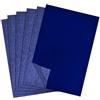 QianFenShi 50Pcs Carta Carbone,Carta Carbone Blu,per Legno,Tela,Ceramica e Lavori Fai da Te,21x29.7cm (Blu)