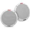 Pyle Altoparlanti Marini 16,5 cm 2 Vie, Casse Audio Impermeabili Resistenti alle Intemperie, Sistema Stereo Esterno 400 Watt, Casse Cono in Polipropilene e Gomma Butilica, Speaker 1 Coppia Bianco