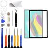 ERYNK Set di ricambio per Samsung Galaxy Tab S5e in vetro frontale [con adesivo OCA] [No LCD Screen] 10,5 pollici con set di attrezzi