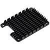Waveshare Per Raspberry Pi Compute Module 4 CM4 Radiatore in Alluminio Dissipatore di Calore, Resistente Alla Corrosione/Ossidazione, Dissipazione del Calore Rapida, Nessun Ostacolo per l'antenna, Nero