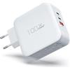 BIUBOTY 100W Caricatore USB C GaN 3 Porte PPS Fast Charger for MacBook, iPad Pro