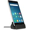 MyGadget Stazione Ricarica USB C & Cavo 1m - Caricatore Docking Station compatibile con Galaxy S24 S23 S22 Note 20 10 Huawei P50 P40 - Nero