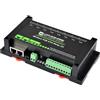Waveshare Dual Ethernet Ports 8-Ch Relay Module (C), Modbus RTU Protocol, PoE Power Supply, With Various Isolation And Protection Circuits, Industrial Grade Rail-Mount Case