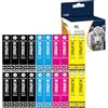 OGOUGUAN Licai 502 XL Compatibile con Epson 502 502XL Cartucce d'inchiostro Multipack (20 Pacchetti), per Expression Home XP-5100 XP-5105 XP-5150 XP-5155, Workforce WF-2860 WF-2865 WF-2880 WF-2885 DWF