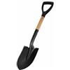 EMPOTEC Mini Pala da Scavo, Badile per Giardino e Giardinaggio, Lama in Metallo, Manico in Legno, Impugnatura in Plastica, Lunghezza 68 cm Metal Detector