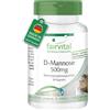 fairvital Capsule di D-mannosio 500 mg, 90 capsule, facili da deglutire, ALTO DOSAGGIO, monosaccaride naturale