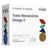 Bright Naturo Omega-3 & Trans-Resveratrolo - Sistema Nutrizionale in 2 Integratori per un'Integrazione Coordinata I 28 Dosi Giornaliere
