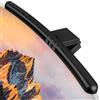 Laliled Barra luminosa per monitor, lampada curva per monitor del computer per la cura degli occhi, barra luminosa a LED dimmerabile, 3 luci di modalità di temperatura di colore, controllo touch