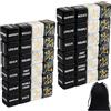 LIUYIDM Counter Dadi 48 Pezzi Set di Dadi in Acrilico con Sacchetto di Velluto Abilità Parole Chiave Contatori per MTG TCG Accessori per Giochi di Carte per Feste Giochi