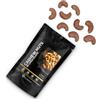 MR FUDGESTO Artisan Delicacies Noci di anacardi ricoperte di cioccolato dessert - Mr Fudgesto Sweets - Delizia Premium - Senza zucchero aggiunto - Spuntino salutare - Noci e frutta rivestite di cacao - 100g