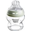 Tommee Tippee Biberon Anti-colica Natural Start 150ml, 0m+, 1 pezzo con Flusso Super Lento Tettarella Simile al Seno Materno, Valvola Anti-colica, Autosterilizzante