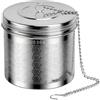 GZRXIOUS GZRXIOU Infusore Spezie Acciaio Inox Extra Large, Infusore Tè Grande Capacità con Catena Lunga e Gancio a S, Maglia Fine Filtro Tisane Inox 304 per Brodo, Sugo, Ragù e Spezie, Per Casseruola Profonda