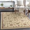 Livabliss BEKURI Tradizionale Vintage Rectangle Tappeto | Beige, Senape, Nero | 160x230cm | Soggiorno e Camera da Letto | Tessuto a Macchina Polipropilene