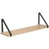 5 five simply smart 5five - set aliaj quadrato + ripiano 58cm