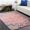 Livabliss NEERJA Tradizionale Vintage Rectangle Tappeto | Borgogna, Arancione bruciato, Senape | 160x220cm | Soggiorno e Camera da Letto | Tessuto a Macchina Polipropilene