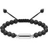AIWENXI Bracciali di cremazione a cilindro per cenere Bead Urn Bracciale per uomini e donne in acciaio inox intrecciato corda Braccialetti Memoriale Ceneri Gioielli, 1.57, Acciaio inossidabile, Senza Gemstone