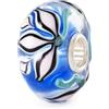 Trollbeads People's Uniques 2024 - Perline in vetro originali edizione limitata (TGLBE-20438 Passionslotus)